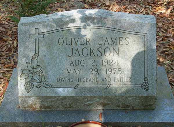 Oliver James Jackson Gravestone Photo