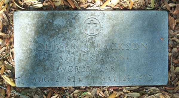 Oliver J. Jackson Gravestone Photo