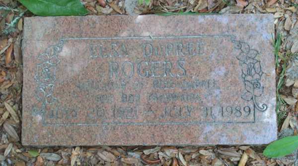 Elsa Dupree Rogers Gravestone Photo