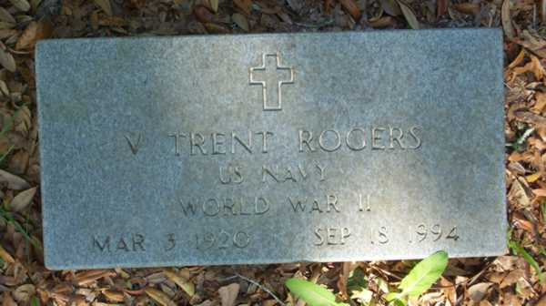 V. Trent Rogers Gravestone Photo