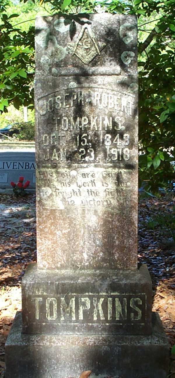 Joseph Robert Tompkins Gravestone Photo