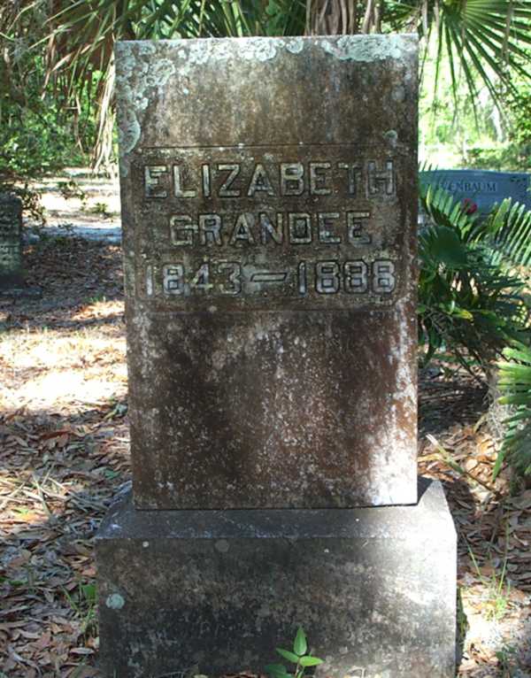 Elizabeth Grandee Gravestone Photo