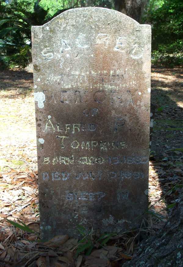 Alfred P. Tompkins Gravestone Photo