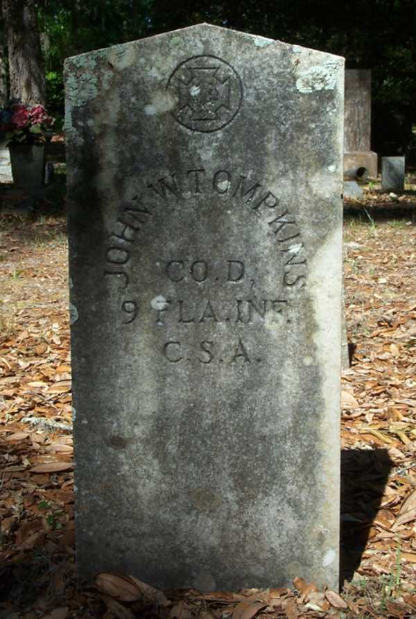 John W. Tompkins Gravestone Photo