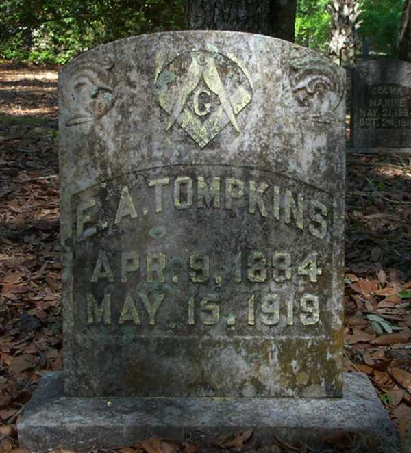 E.A. Tompkins Gravestone Photo