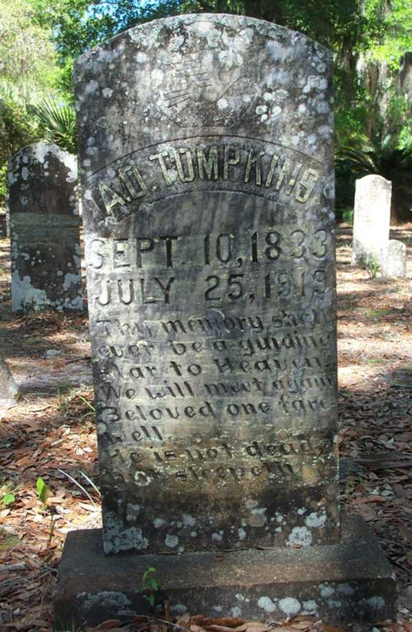 A.D. Tompkins Gravestone Photo