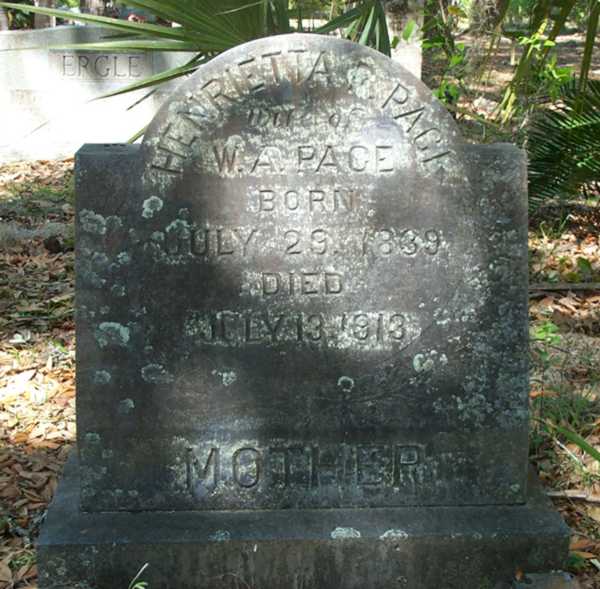 Henrietta F. Pace Gravestone Photo