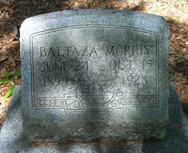 Baltaza Morris Gravestone Photo