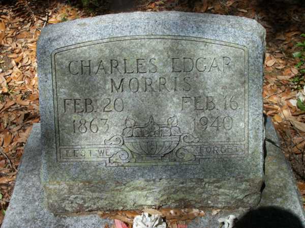 Charles Edgar Morris Gravestone Photo