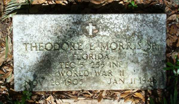 Theodore E. Morris Gravestone Photo