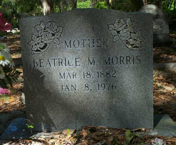 Beatrice M. Morris Gravestone Photo