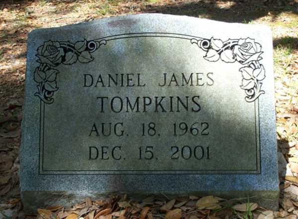 Daniel James Tompkins Gravestone Photo