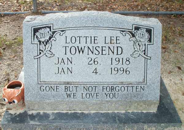 Lottie Lee Townsend Gravestone Photo