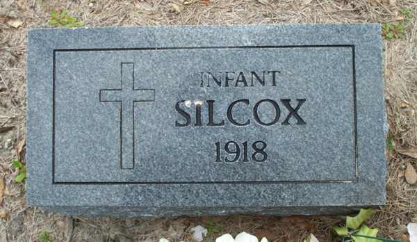 Infant Silcox Gravestone Photo