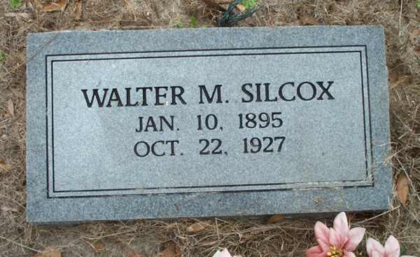 Walter M. Silcox Gravestone Photo