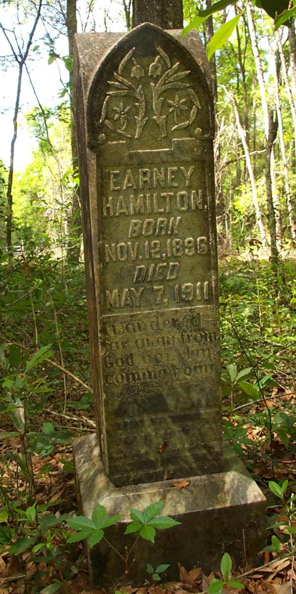 Earney Hamilton Gravestone Photo