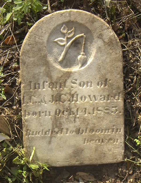 Infant Son of Howard Gravestone Photo