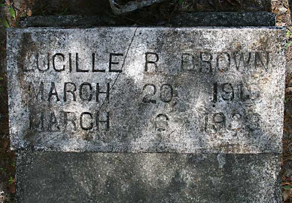 Lucille B. Brown Gravestone Photo