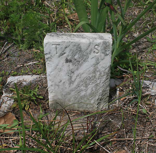 T. S. Gravestone, Waldo Community Cemetery