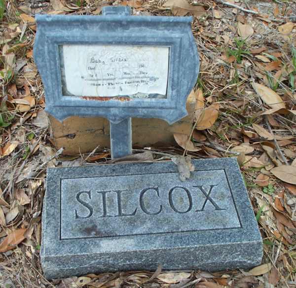 Baby Silcox Gravestone Photo