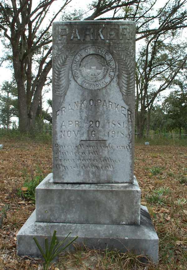 Frank O. Parker Gravestone Photo