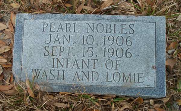 Pearl Nobles Gravestone Photo
