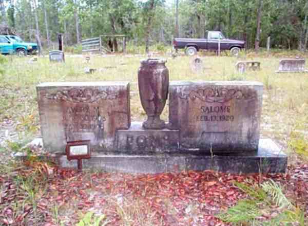Avery M. & Salome Pons Gravestone Photo
