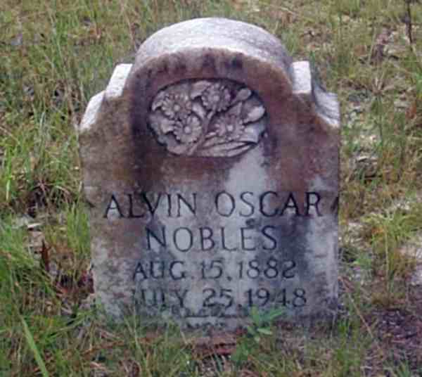 Alvin Oscar Nobles Gravestone Photo