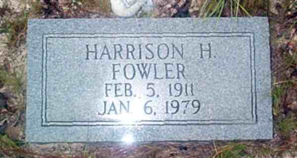 Harrison H. Fowler Gravestone Photo