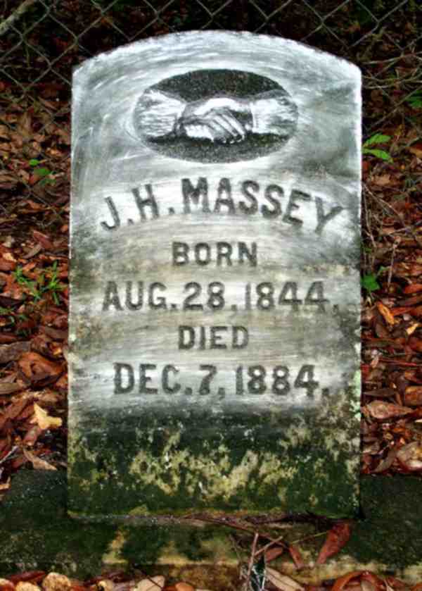 J.H. Massey Gravestone Photo