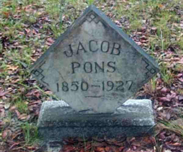 Jacob Pons Gravestone Photo