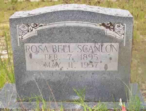 Rosa Bell Scanlon Gravestone Photo