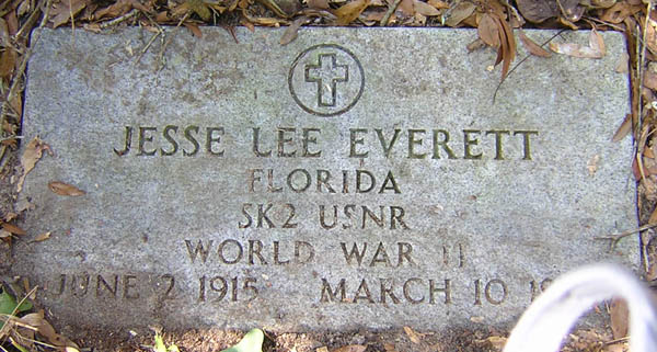 Jesse Lee Everett Gravestone Photo