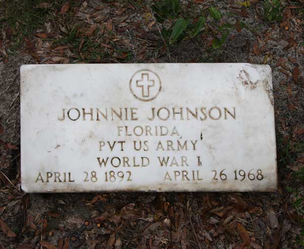 Johnnie Johnson Gravestone Photo