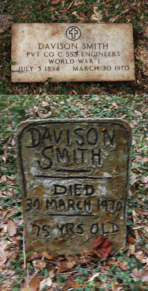 Davison Smith Gravestone Photo