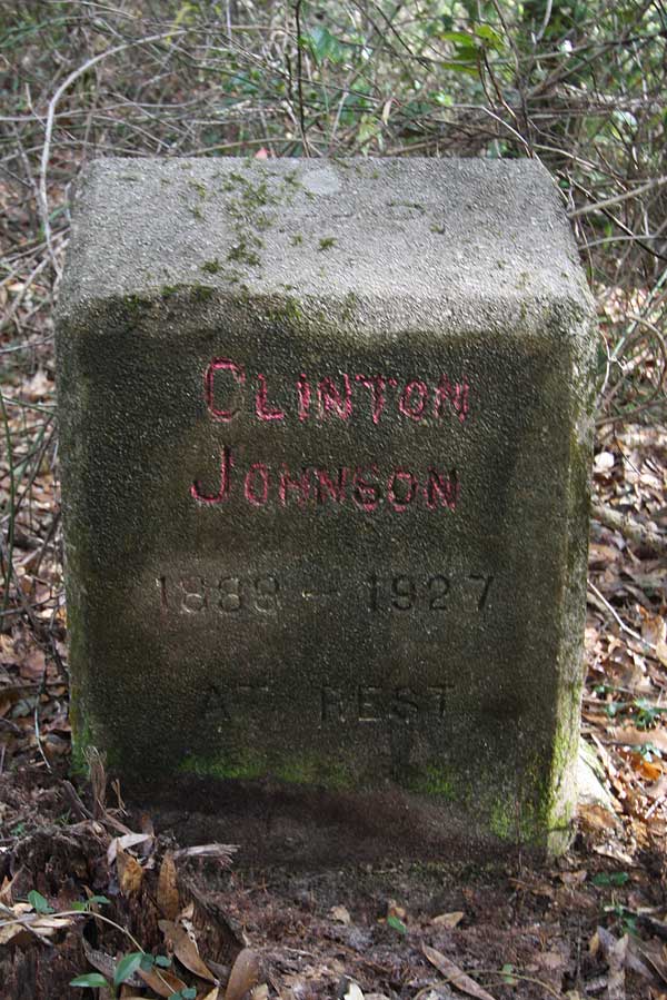 Clinton Johnson Gravestone Photo