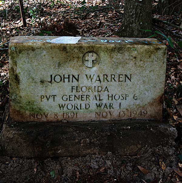 John Warren Gravestone Photo