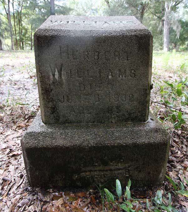 Herbert Williams Gravestone Photo