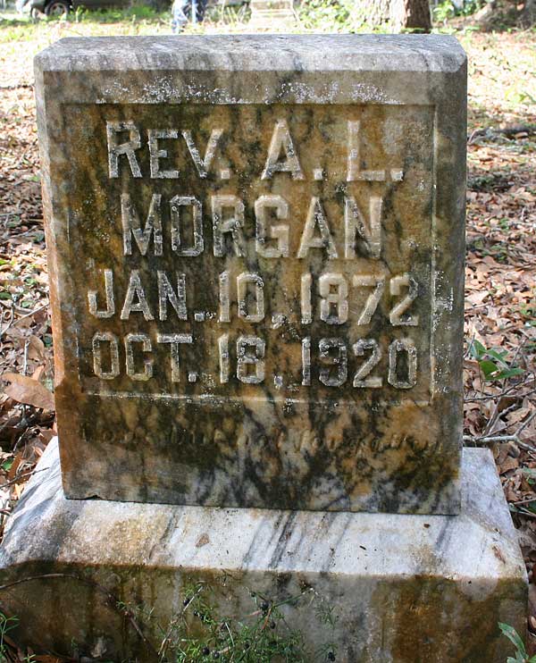 A.L. Morgan Gravestone Photo