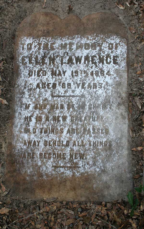 Ellen Lawrence Gravestone Photo