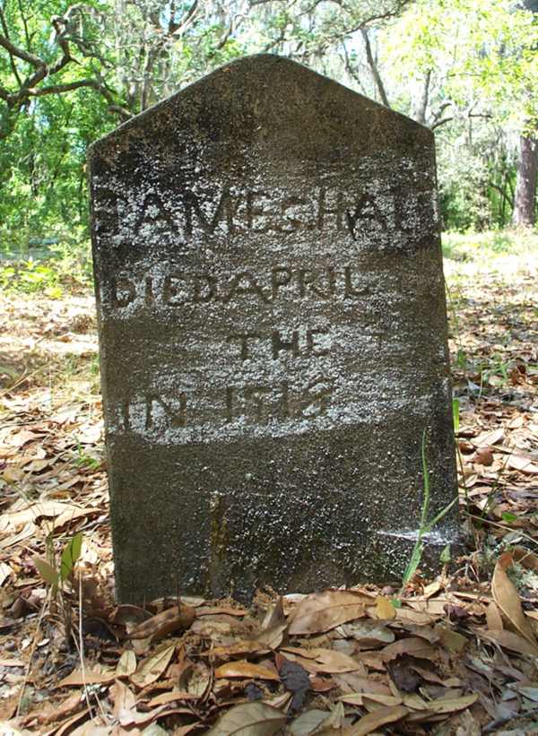 James Hall Gravestone Photo