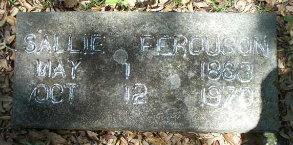 Sallie Ferguson Gravestone Photo
