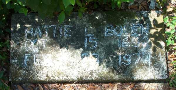 Hattie L. Bolen Gravestone Photo