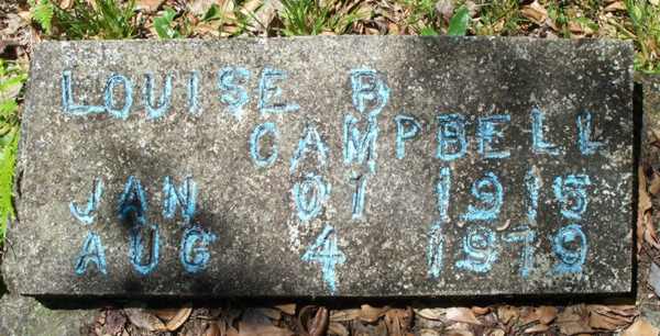 Louise B. Campbell Gravestone Photo