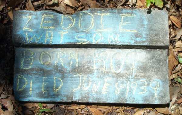 Zeddie Watson Gravestone Photo