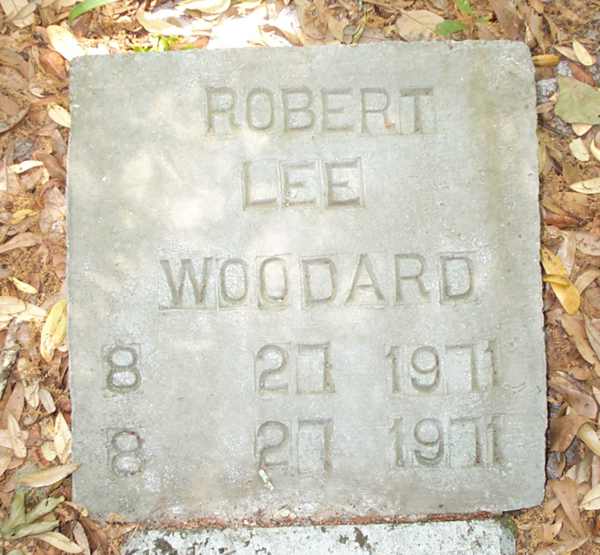 Robert Lee Woodard Gravestone Photo