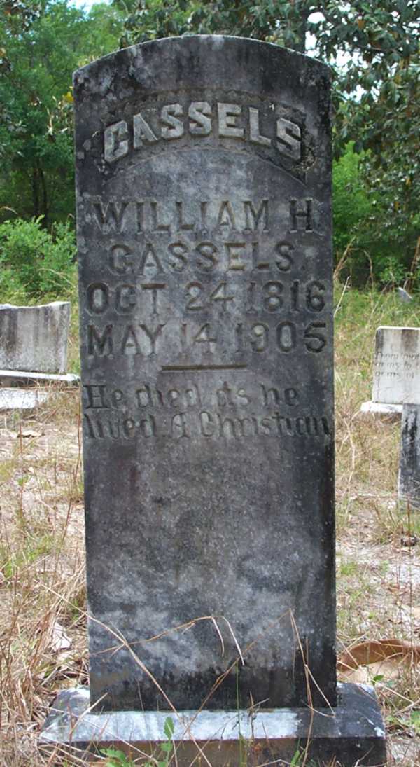 William H. Cassels Gravestone Photo