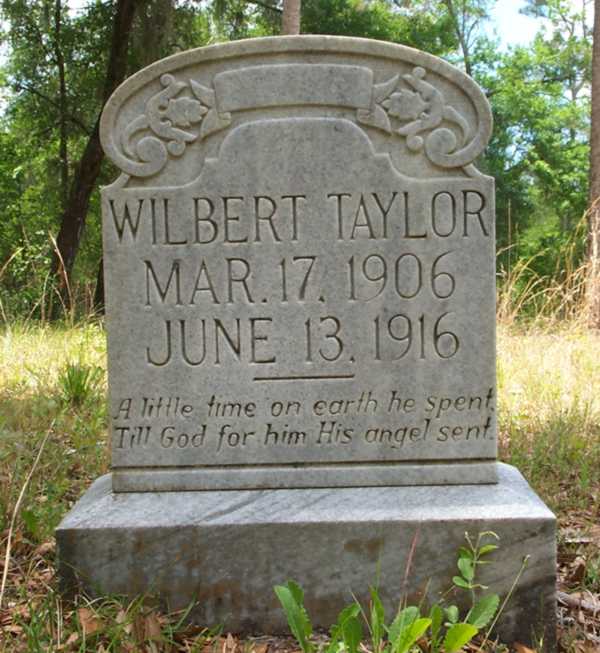 Wilbert Taylor Gravestone Photo