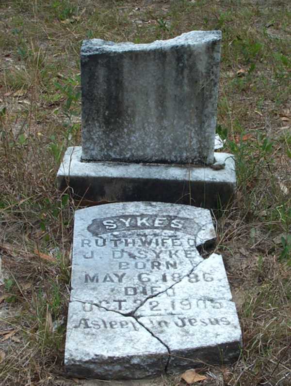 Ruth Sykes Gravestone Photo