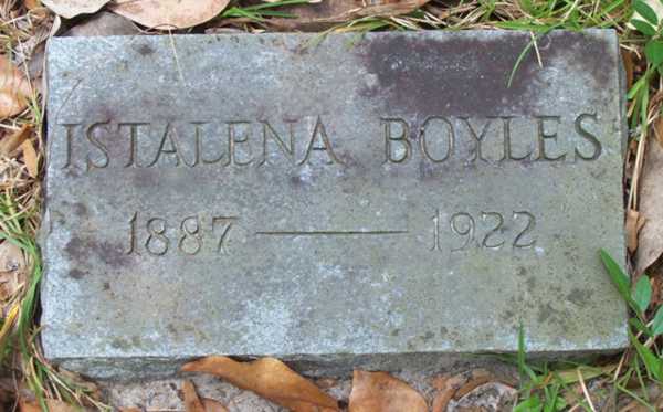 Istalena Boyles Gravestone Photo